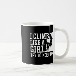 Mug Grimpeuse d'escalade de bloc Grimpeuse de montagne