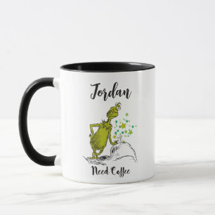 Mug Grinch Besoin de café personnalisé drôle