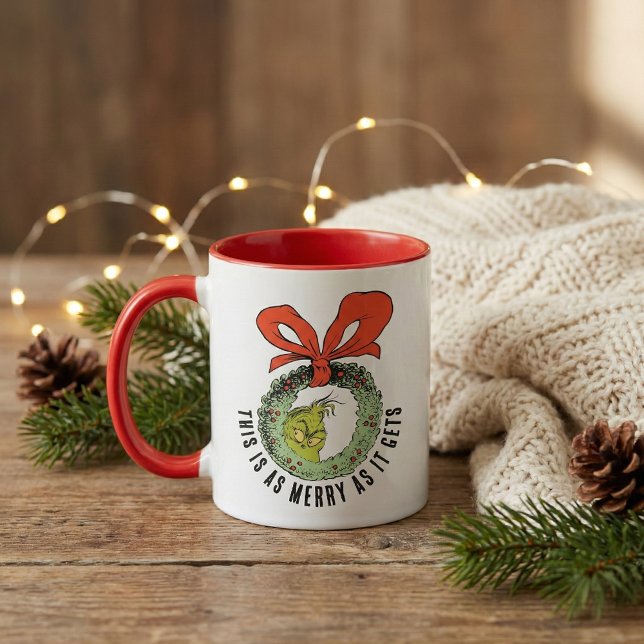 Mug Grinch | C'est aussi joyeux que possible (Créateur téléchargé)