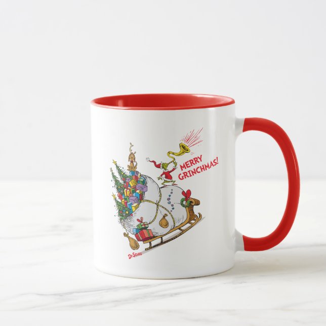 Mug Grinch classique | Joyeux Grinchmas ! (Droite)
