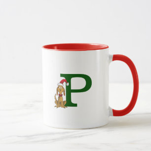 Mug Grinch classique max   Monogramme P