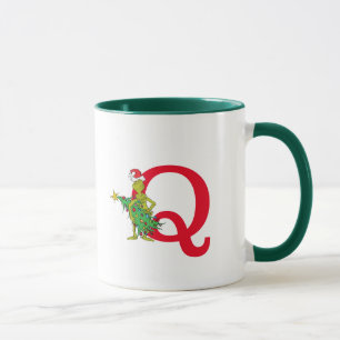 Mug Grinch classique   Naughty Monogram Q