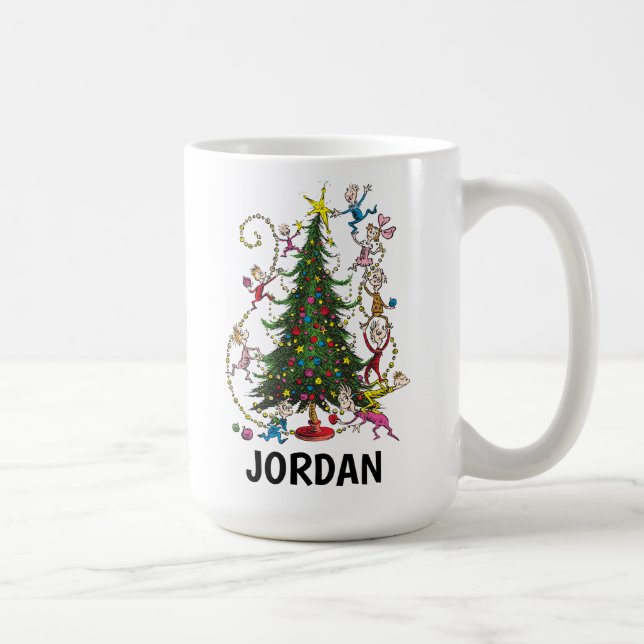 Mug Grinch Classique | Sapin de Noël - Personnalisé (Droite)