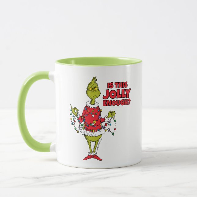 Mug Grinch | "Est-ce assez joyeux?" (Gauche)