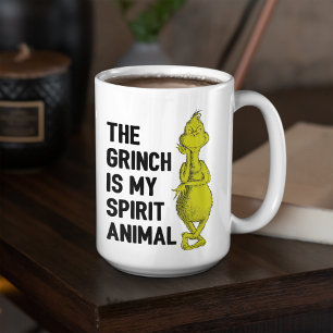 Mug Grinch est mon Esprit Animal