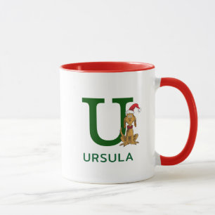 Mug Grinch Max classique   Nom et monogramme U