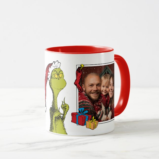 Mug Grinch | Personalized Photo (Devant droit)