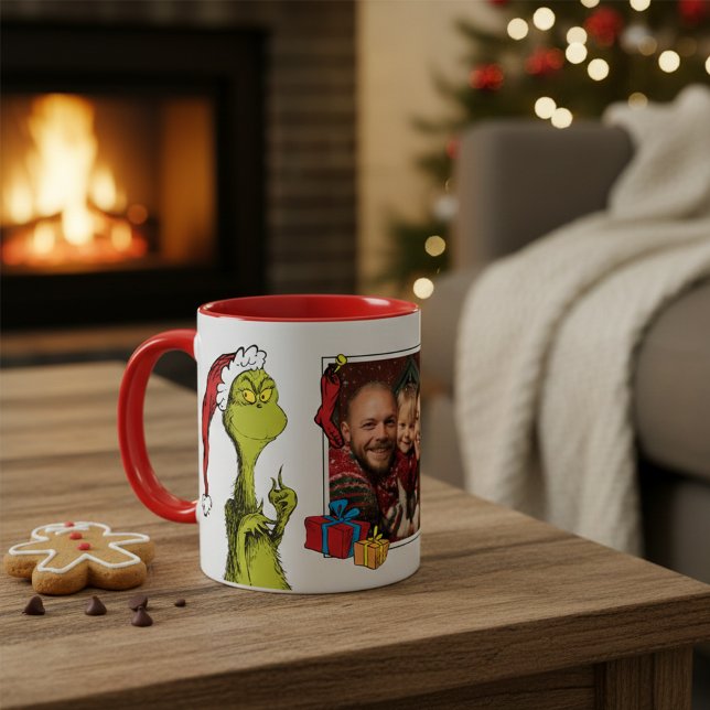 Mug Grinch | Photo personnalisée (Créateur téléchargé)