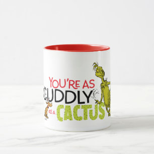 Mug Grinch   Tu es aussi câlin qu'un cactus