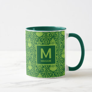 Mug Grinch vert orné   Ajoutez votre nom et initiale