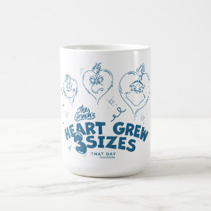 Mug Grinch's Heart Grew 3 Tailles