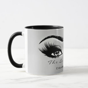 Mug Gris argenté de studio de maquilleur d'extension