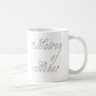 Mug Gris chics de dame de honneur