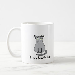Mug Gris de chat de zombi