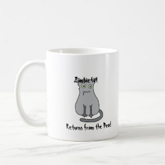 Mug Gris de chat de zombi