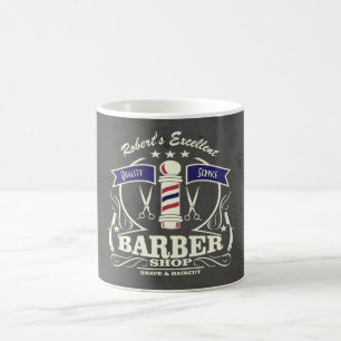 Mug Gris de la liste des barres Vintages rétro-person