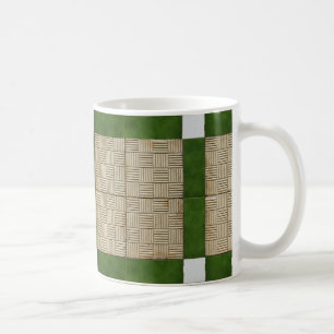 Mug Gris en céramique de vert de tuiles en béton