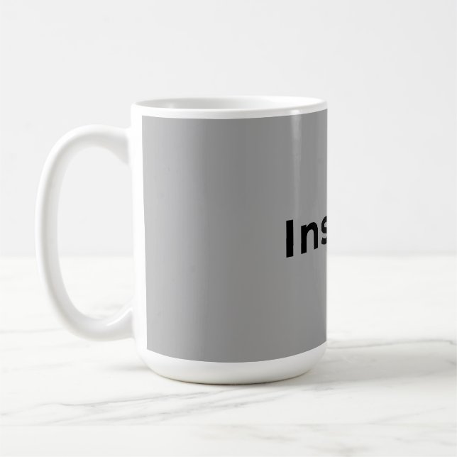 Mug gris et blanc (Gauche)