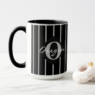 Mug Gris et noir café Mug-Oregon
