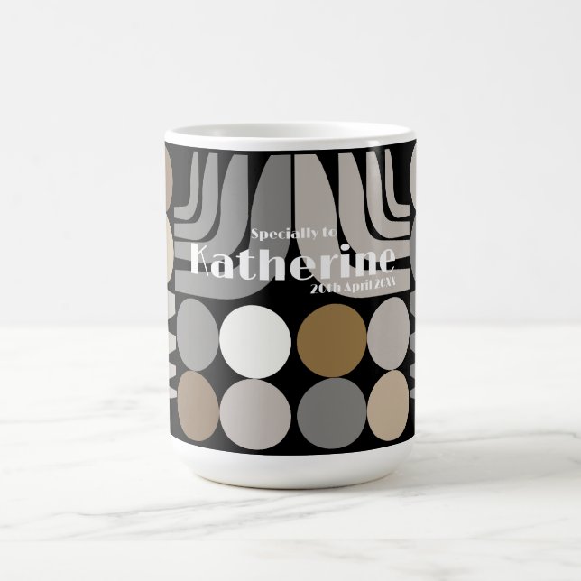 Mug Gris Noir Bohème (Centre)