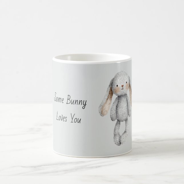 Mug Gris Some Bunny Vous Aime (Centre)
