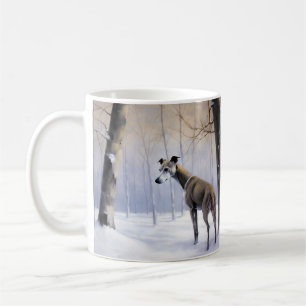 Mug Grise Italienne Laisser Il Neige Noël