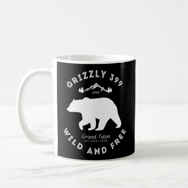 Mug Grizzly 399 Parc National Wild Free Grand Teton (Gauche)