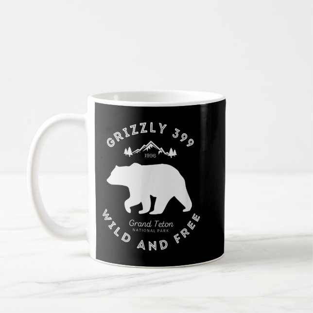 Mug Grizzly 399 Wild ' Free Grand Teton National Park (Gauche)