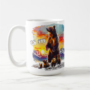 Mug Grizzly Bear 399 4 Cubs Grand Teton National Park