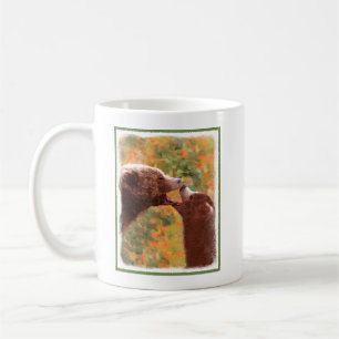 Mug Grizzly Bear Mom and Cub Painting - Wildlife Art