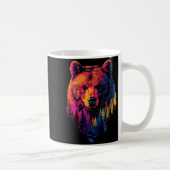 Mug Grizzly Coloré  (Droite)