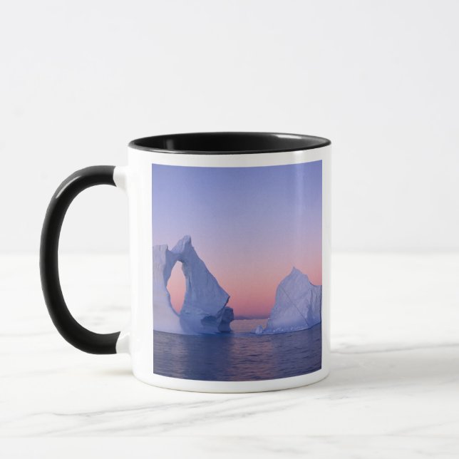 Mug Groenland, Iceberg au coucher du soleil. (Gauche)