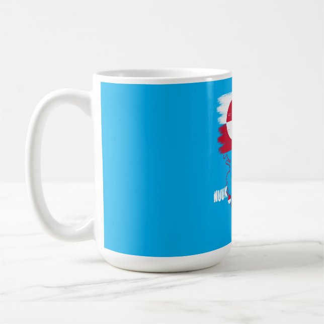 Mug Groenland nuuk vintage Drapeau  (Gauche)