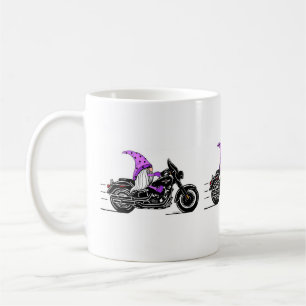 Mug Grognome violet lunatique à moto