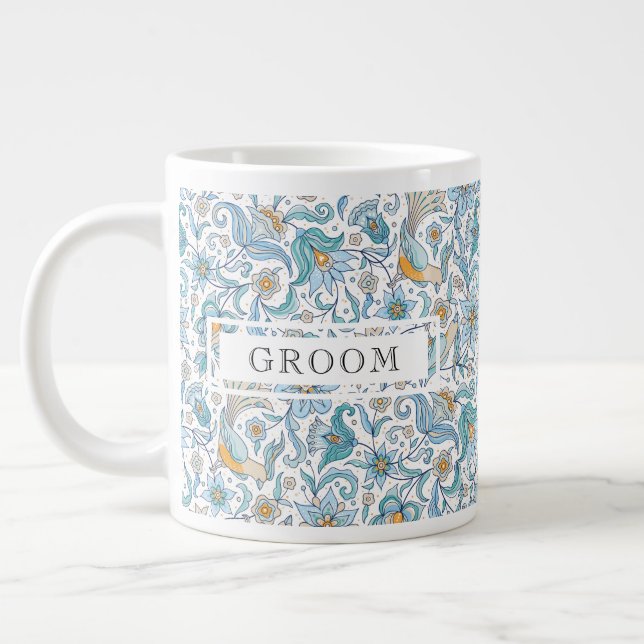 Mug Groom avec Poème – Cadeau Romantique (Gauche)