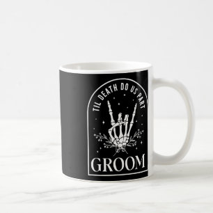 Mug Groom Bride Skeleton Rock Couples Mariage Hal