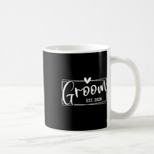 Mug Groom Est. 2026 Mari juste marié Mariage Engag