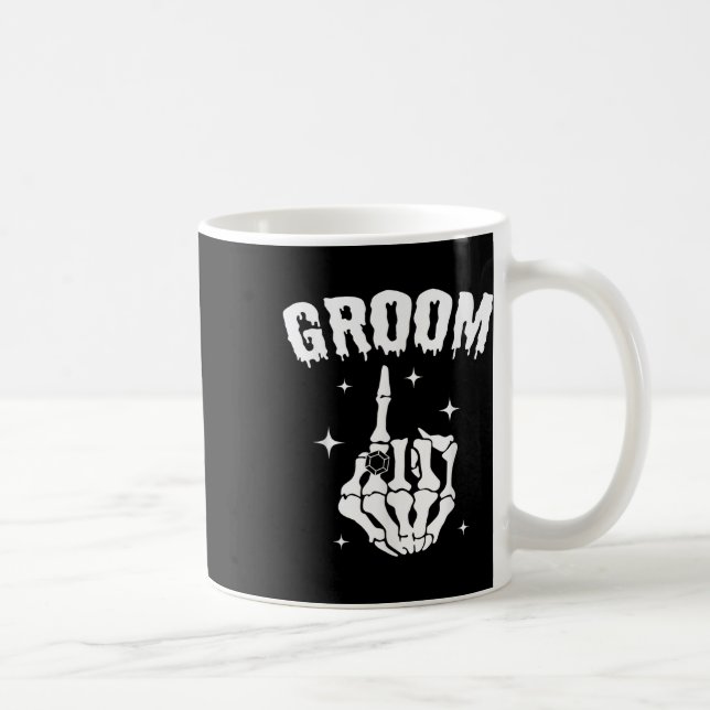Mug Groom Skeleton Mariage Halloween Couples Matc (Droite)