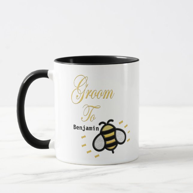 Mug Groom To Be Bachelor Party Personnaliser (Gauche)