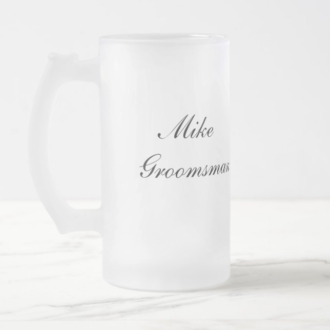 Mug Groomsman personnalisé (Gauche)