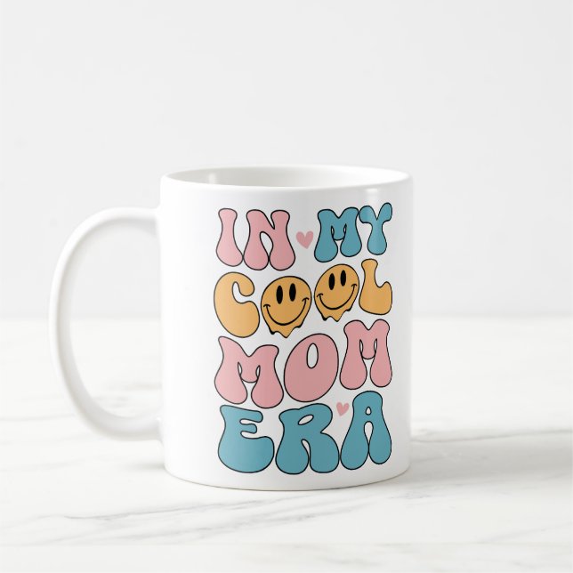 Mug Groovy à l'ère de ma mère cool Maman Funny Mom Era (Gauche)