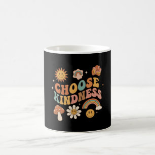 Mug Groovy Choisissez la gentillesse Rétro 70s Vintage
