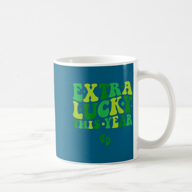 Mug Groovy Extra Lucky This Year Irish Pregnancy St Pa (Droite)