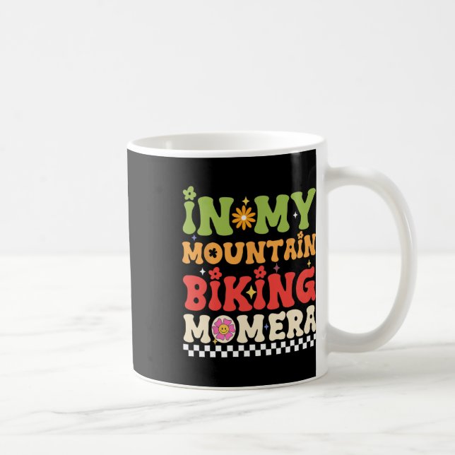 Mug Groovy In My Mountain Biking Mom Era Retro Biking  (Droite)