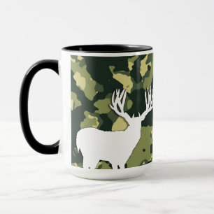 Mug Gros Antler Whitetail Buck Deer
