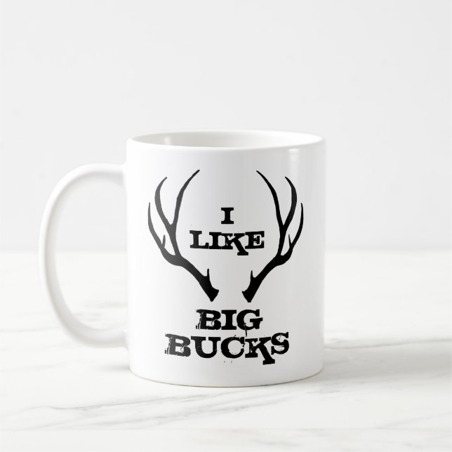 Mug Gros buck drôle de chasse (Gauche)