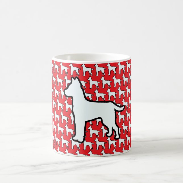 Mug Gros Chien Blanc Rouge (Centre)