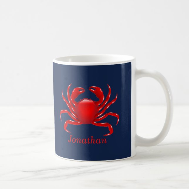 Mug Gros crabe rouge Retour à l'école dortoir Essentia (Droite)