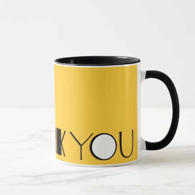 Mug Gros Merci noir (Droite)