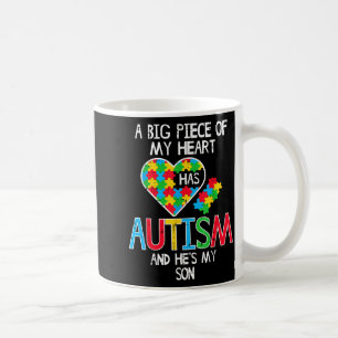 Mug Gros Morceau De Mon Cœur Autisme Fils Sensibilisat